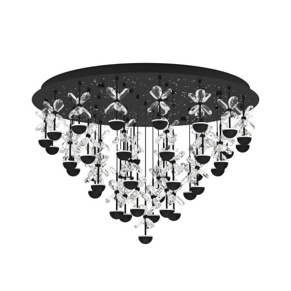EGLO - LED-DL/43 SCHWARZ/KRISTALL 'PIANOPOLI 2'