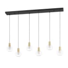 EGLO - LED-HL/6 SCHWARZ MESSING GEBÜRSTET 'TERQUE'