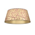 EGLO - DL/1 E27 SCHWARZ PAPIER MIT ROSENBLÜTEN GOLD PINK 'CASTUERA'