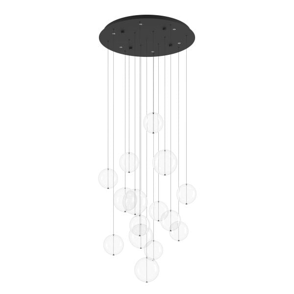 EGLO - LED-HL/6 SCHWARZ/KLAR 'ESPARDELLO'