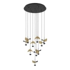 EGLO - LED-HL/10 Ø580 SCHWARZ/GOLD 'DRACERA'