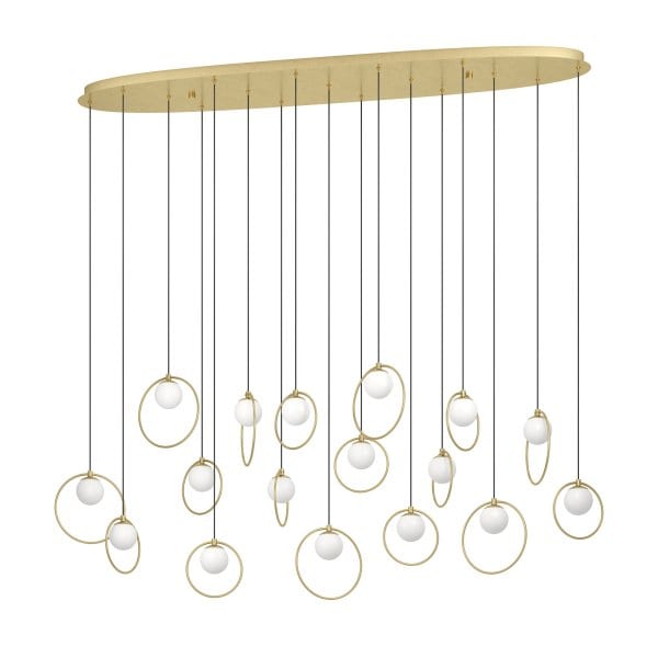 EGLO - LED-HL/17 MESSING/WEISS 'PORTOCOLOM'