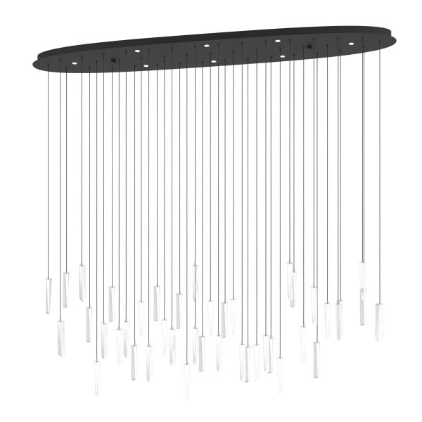 EGLO - LED-HL/8 SW/KLAR LUFTEINSCHL.'SARDENARA'