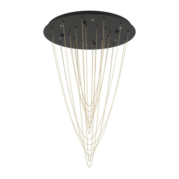 EGLO - LED-HL/6 SCHWARZ/MESSING 'TREPUCO'