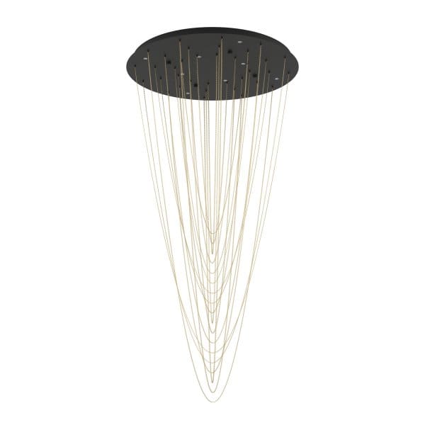 EGLO - LED-HL/8 SCHWARZ/MESSING 'TREPUCO'