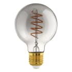 EGLO - LM-E27 GLOBE G80 FILAMENT SPIRAL 4W/150lm 2000K SMOKY STEUERBAR-DIMMBAR 1 STK