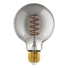 EGLO - LM-E27 GLOBE G95 FILAMENT SPIRAL 4W/150lm SMOKY STEUERBAR-DIMMBAR 1 STK