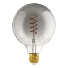 EGLO - LM-E27 GLOBE G125 FILAMENT-SPIRAL 4W/150lm SMOKY STEUERBAR-DIMMBAR 1 STK