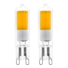 EGLO - LM-G9-GLAS COB LED-STECKBIRNE 4.2W/470LM 2700K 2er-Set - dimmbar