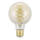 EGLO - LM-E27-LED-GLOBE G80 8W/806LM SPIRAL AMBER 2700K - dimmbar