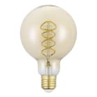 EGLO - LM-E27-LED-GLOBE G95 8W/806LM SPIRAL AMBER 2700K - dimmbar