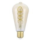 EGLO - LM-E27-LED ST64 8W/806LM SPIRAL AMBER 2700K - dimmbar