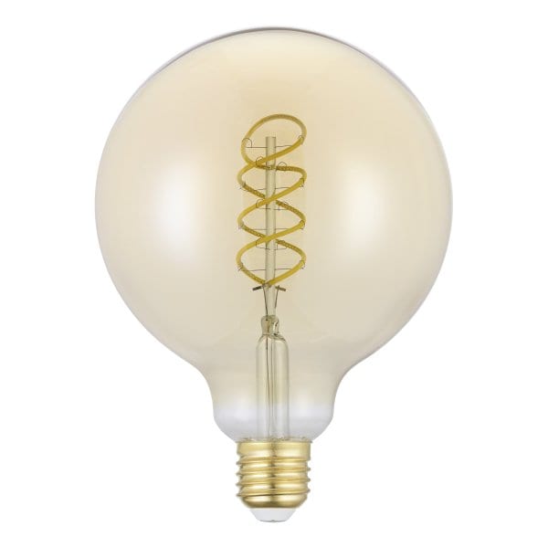 EGLO - LM-E27-LED-GLOBE G125 8W/806LM SPIRAL AMBER 2700K - dimmbar