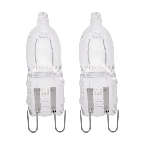 EGLO - LM-G9 HALOGEN 40W/460lm 2700K  BACKOFEN 300° KLAR 2 STK