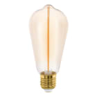 EGLO - LM-E27-LED-ST64 DEKO FILAMENT AMBER 2W/100lm 1800K - Stufendimmer 100%-50%-25%