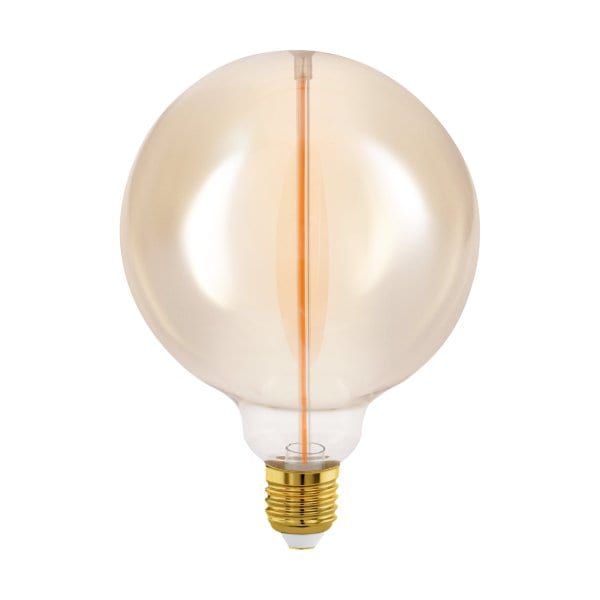 EGLO - LM-E27-LED-GLOBE G125 DEKO FILAMENT AMBER 2W/100lm 1800K - Stufendimmer 100%-50%-25%