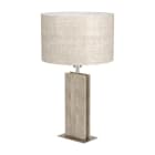 EGLO - TL/1 E27 NICKEL-M/LEINEN NATUR 'BELESAR'