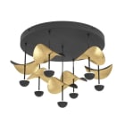 EGLO - LED-DL/7 SCHWARZ/GOLD 'DRACERA'