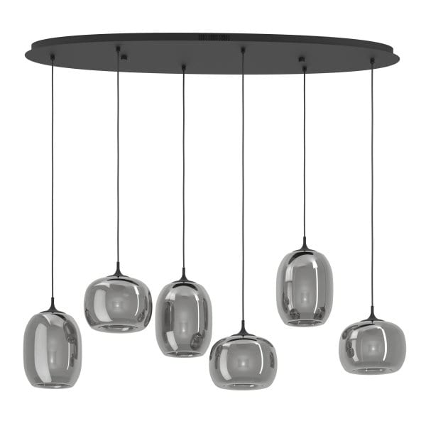 EGLO - LED HL/6 TUNABLE WHITE STAHL GLAS 'LARVA'