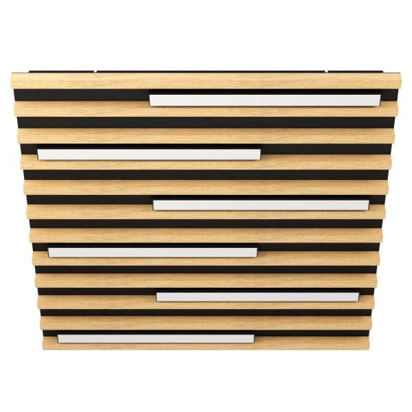EGLO - LED-DL 575X575 HOLZ/SCHWARZ 'MARREIRA'
