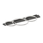 EGLO - LED-DL/3 HOLZ SCHWARZ/NICKEL-MATT 'BOYAL'