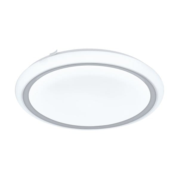 EGLO - LED-DL Ø380 22.8W/2500LM WEISS/SILBER 'FRANTOIO'