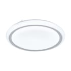 EGLO - LED-DL Ø380 22.8W/2500LM WEISS/SILBER 'FRANTOIO'
