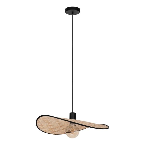 EGLO - HL/1 E27 STAHL HOLZ SCHWARZ BRAUN 'MARYWELL'