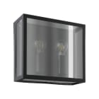 EGLO - AL-WL/2 E27 SCHWARZ/SW-TRANSP.'ALAMONTE SMOKE'