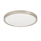 EGLO - LED-RGB/CCT-DL Ø390 NICKEL-M. 17,5W-2850LM/ RGB+TW 'FUEVA 6-Z' -IP44