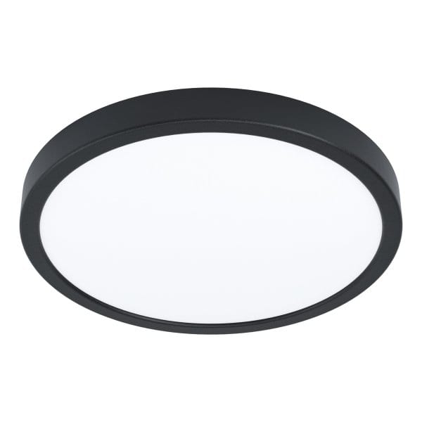 EGLO - LED-RGB/CCT-DL Ø390 SCHWAREZ 17,5W-2850LM/ RGB+TW  'FUEVA 6-Z' -IP44