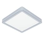 EGLO - LED-AUFBAU DL 220x220MM CHROM 11W-1500LM/ 2700K-4000K-6000K DIP SWITCH 'FUEVA 6' IP44