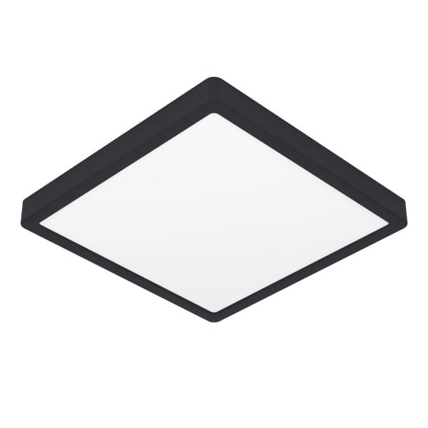 EGLO - LED-AUFBAU DL 290x290MM SCHWARZ 14W-2000LM/2700K-4000K-6000K DIP SWITCH  'FUEVA 6'
