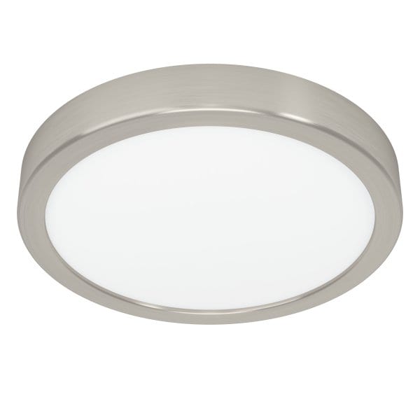 EGLO - LED-AUFBAU DL Ø211 SATIN-NICKEL 11W-1350LM/ 2700K-4000K-6000K DIP SWITCH  'FUEVA 6'
