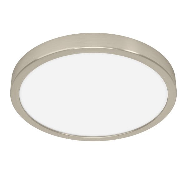 EGLO - LED-AUFBAU DL Ø278 SATIN-NICKEL 14W-1800LM/2700K-4000K-6000K DIP SWITCH 'FUEVA 6'