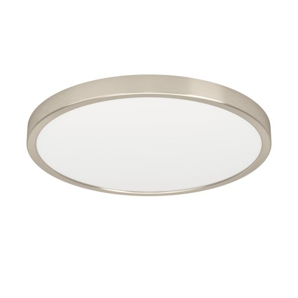 EGLO - LED-AUFBAU DL Ø389 SATIN-NICKEL 21W-2628LM/2700K-4000K-6000K DIP SWITCH  'FUEVA 6'