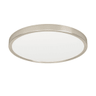 EGLO - LED-AUFBAU DL Ø389 SATIN-NICKEL 21W-2628LM/2700K-4000K-6000K DIP SWITCH  'FUEVA 6'