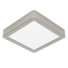 EGLO - LED-AUFBAU DL 150x150MM  SATIN-NICKEL   8W-1150LM/2700K-4000K-6000K DIP SWITCH  'FUEVA 6'
