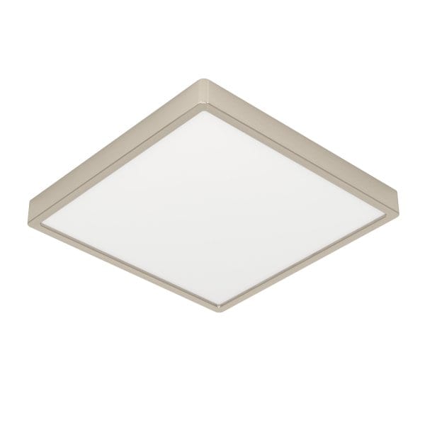 EGLO - LED-AUFBAU DL 290x290MM SATIN-NICKEL 14W-2000LM/2700K-4000K-6000K DIP SWITCH 'FUEVA 6'