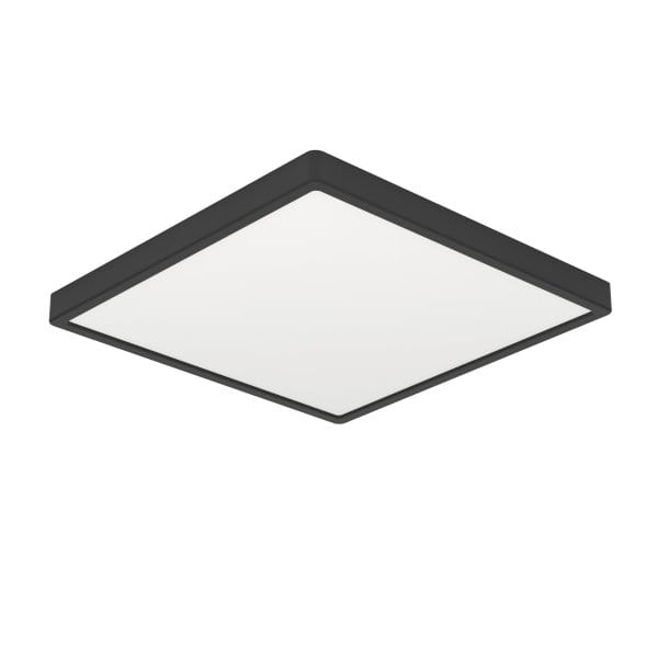 EGLO - LED-AUFBAU DL 150x150MM SCHWARZ 8W-1150LM/2700K-4000K-6000K DIP SWITCH 'FUEVA 6' -IP44