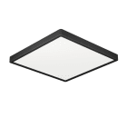 EGLO - LED-AUFBAU DL 220x220MM SCHWARZ 11W-1500LM/ 2700K-4000K-6000K DIP SWITCH  'FUEVA 6' -IP44