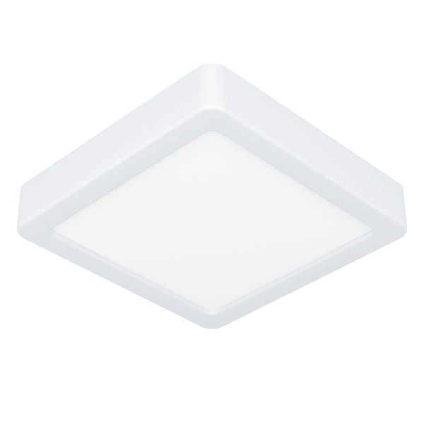 EGLO - LED-AUFBAU DL 150x150MM  WEISS   8W-1150LM/2700K-4000K-6000K DIP SWITCH  'FUEVA 6' -IP44