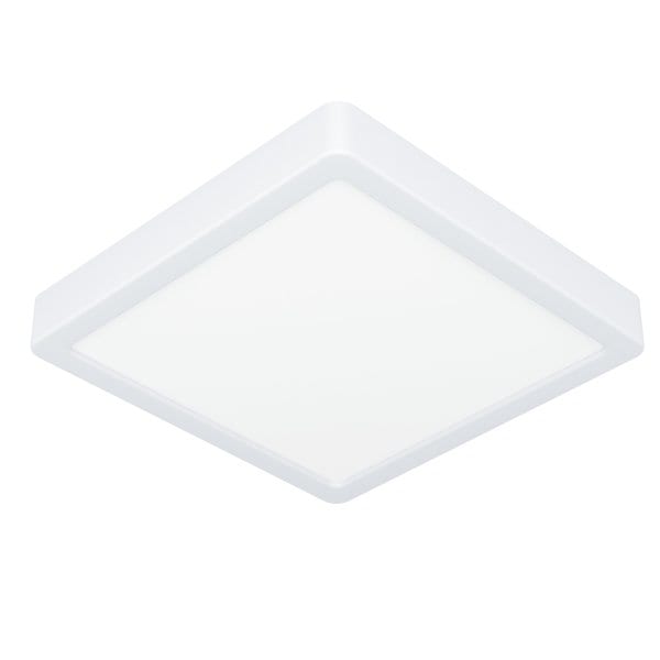 EGLO - LED-AUFBAU DL 220x220MM WEISS 11W-1500LM/ 2700K-4000K-6000K DIP SWITCH  'FUEVA 6' -IP44
