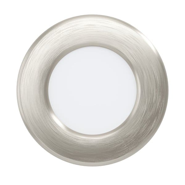 EGLO - LED-EINBAU DL Ø 86 SATIN-NICKEL 3.5W-520LM/2700K-4000K-6500K DIP SWITCH  'FUEVA 6'