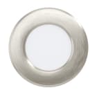 EGLO - LED-EINBAU DL Ø 86 SATIN-NICKEL 3.5W-520LM/2700K-4000K-6500K DIP SWITCH  'FUEVA 6'