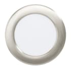 EGLO - LED-EINBAU DL Ø117 SATIN-NICKEL 6W-800LM/2700K-4000K-6500K DIP SWITCH 'FUEVA 6'