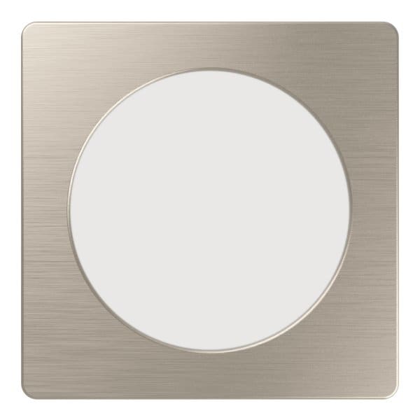 EGLO - LED-EINBAU DL 117x117MM SATIN-NICKEL 6W-800LM/2700K-4000K-6500K DIP SWITCH 'FUEVA 6'