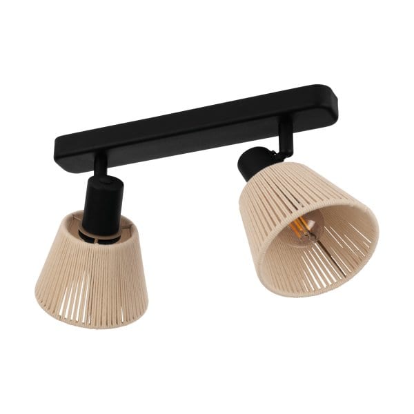 EGLO - BALKEN/2 E14 SCHWARZ/CREME 'SEAGARD'