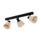 EGLO - BALKEN/3 E14 SCHWARZ/CREME 'SEAGARD'