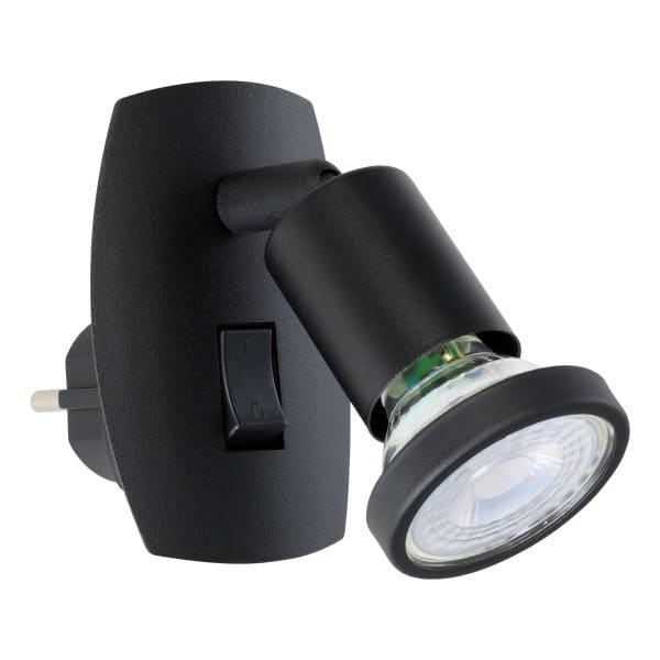 EGLO - STECKDOSENSPOT/1 SCHWARZ 'PARRINI'
